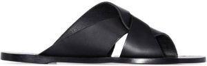 ATP Atelier Allai cut-out flat sandals Black