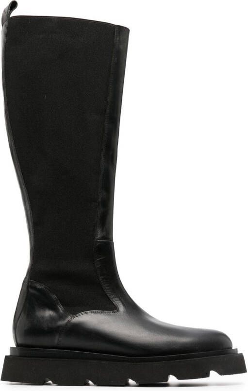 ATP Atelier Cometti knee-high leather boots Black