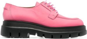 ATP Atelier Pezzana chunky-sole lace-up shoes Pink