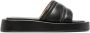 ATP Atelier polished-finish open-toe sandals Black - Thumbnail 1