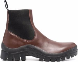 ATP Atelier ridged-sole ankle boots Brown