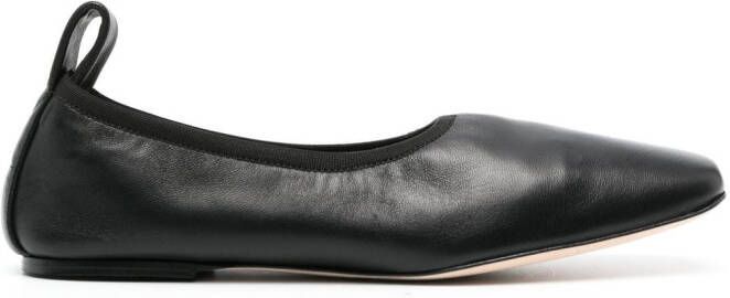 ATP Atelier round-toe ballerina shoes Black