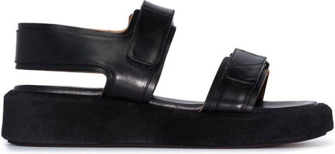 ATP Atelier Varese 20mm flatform sandals Black