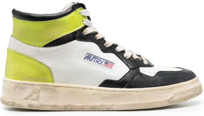 Autry colour-block high-top sneakers White