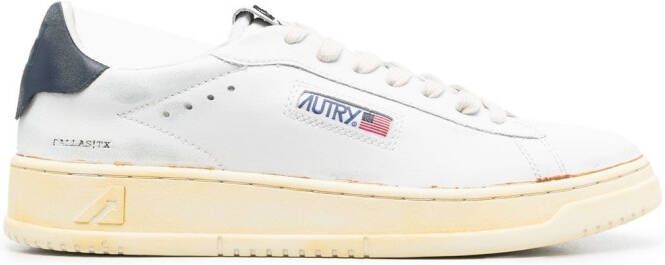 Autry colour-block panelled sneakers White