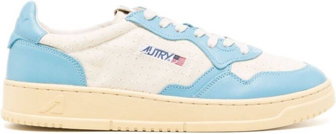 Autry colour-block recycled leather sneakers White