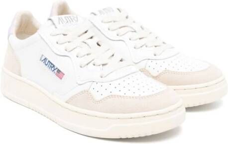 Autry Kids Medalist leather sneakers White
