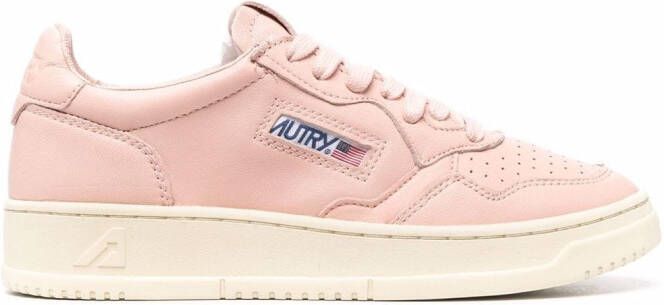 Autry lace-up low sneakers Pink
