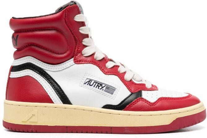 Autry Liberty high-top sneakers Red