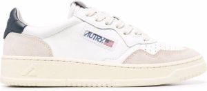 Autry logo-patch lace-up trainers White