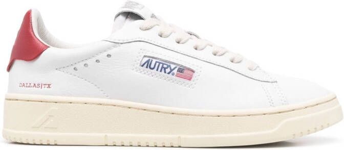 Autry low-top lace-up sneakers White