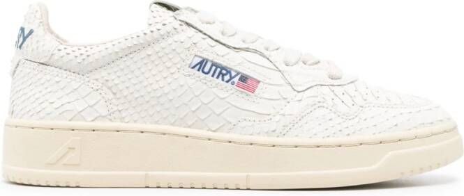 Autry Medalist dragon-effect sneakers White