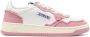 Autry Medalist frayed-trim leather sneakers Pink - Thumbnail 1