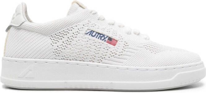 Autry Medalist knitted sneakers White