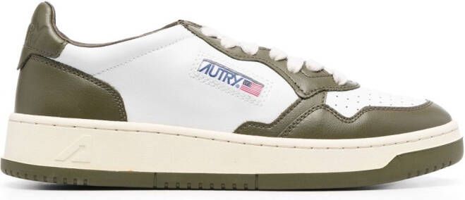 Autry Medalist leather low-top sneakers White