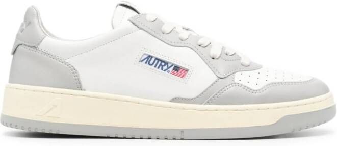 Autry Medalist leather sneakers Grey