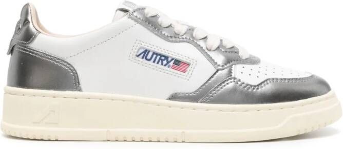 Autry Medalist leather sneakers Grey