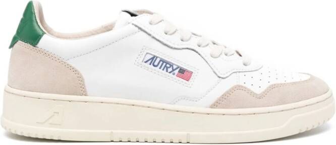 Autry Medalist leather sneakers Neutrals