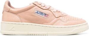 Autry Medalist logo-patch low-top sneakers Pink