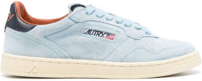 Autry Medalist low suede sneakers Blue