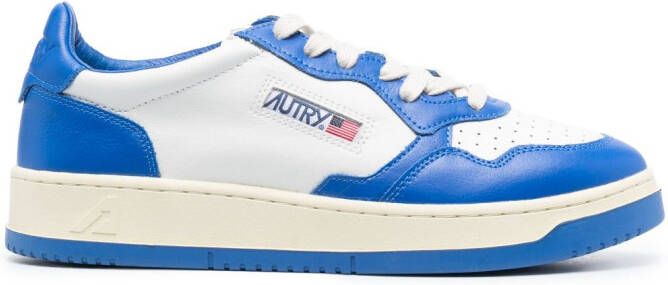 Autry Medalist low-top leather sneakers Blue