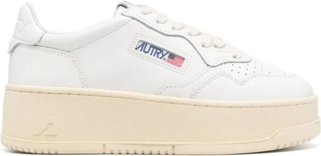Autry Medalist platform sneakers White