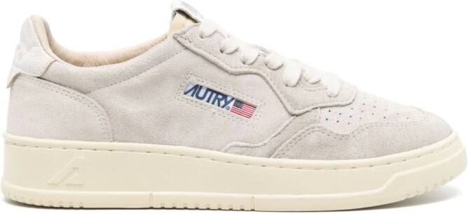 Autry Medalist suede sneakers White