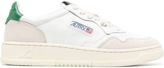 Autry Metalist low-top lace-up sneakers White