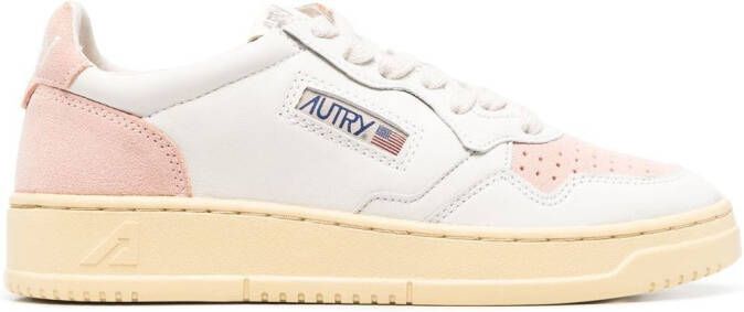 Autry perforated low-top sneakers White