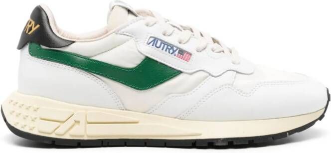 Autry Reelwind panelled sneakers White