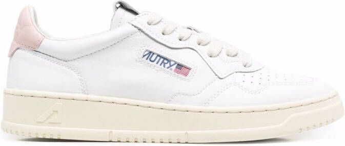 Autry side logo-patch sneakers White