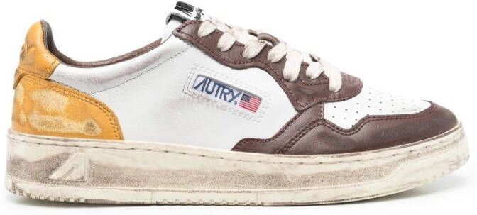 Autry Super Vintage colour-block sneakers White