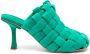 A.W.A.K.E. Mode Wilma 95mm suede mules Green - Thumbnail 1
