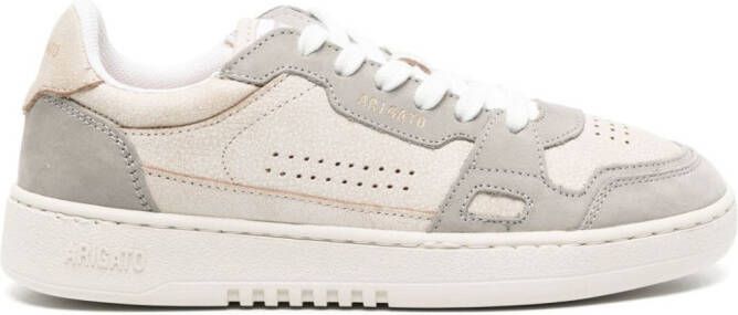 Axel Arigato Dice Lo suede panelled sneakers Neutrals