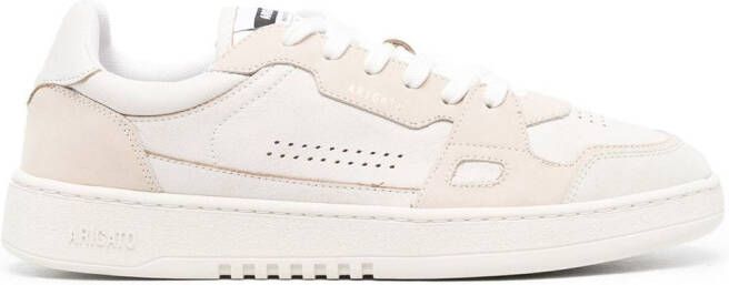 Axel Arigato panelled logo low-top trainers Neutrals