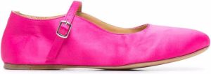 Azi.land Ayla square-toe ballerina shoes Pink