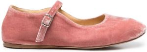 Azi.land buckle-fastened ballerina shoes Pink