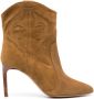 Ba&Sh Caitlin 85mm suede boots Brown - Thumbnail 1