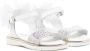 BabyWalker bow-appliqué crystal-embellished sandals White - Thumbnail 1