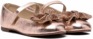 BabyWalker bow-detail ballerina shoes Pink