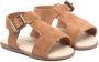 BabyWalker buckled suede sandals Brown - Thumbnail 1