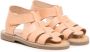 BabyWalker caged leather sandals Pink - Thumbnail 1