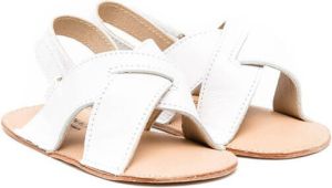 BabyWalker cross strap sandals White