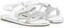 BabyWalker crystal-embellished leather sandals White - Thumbnail 1