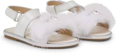 BabyWalker crystal-embellished sandals White