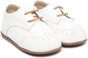 BabyWalker flat lace-up shoes White