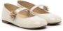 BabyWalker floral-appliqué leather ballerina shoes Neutrals - Thumbnail 1