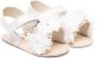 BabyWalker floral-appliqué leather sandals Neutrals - Thumbnail 1