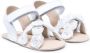BabyWalker floral-appliqué leather sandals White - Thumbnail 1