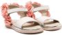 BabyWalker floral embroidered sandals White - Thumbnail 1